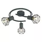 VERVE LAMPA SUFITOWA SPIRALA 3X40W E14 MATOWY SZARY