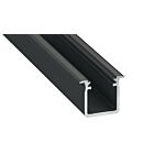 PROFIL ALUMINOWY CZARNY TYP G 1M + KLOSZ MLECZNY
