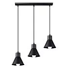 LAMPA WISZĄCA TALEJA 3 CZARNA [E27]