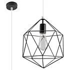 LAMPA WISZĄCA GASPARE CZARNA