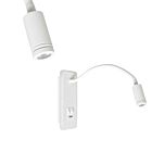 LAMPKA NOCNA BASE 8W+2W WHITE