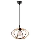 LAMPA WISZĄCA MANDELINO NATURALNE DREWNO