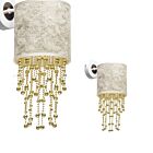 KINKIET ALMERIA WHITE/GOLD 1XE27