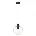 LAMPA WISZĄCA PUERTO MAŁA 1XE27 CZARNA LP-004/1P S BK