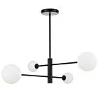 LAMPA WISZĄCA DORADO 4XG9 CZARNA LP-002/4P BK