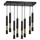 Lampa sufitowa Dallas Złota 8xMini GU10 MLP6551