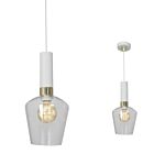 Lampa wisząca Roma Biała 1xE27 MLP6487