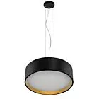 LAMPA WISZĄCA HUDSON 1XLED CZARNA/ZŁOTA LP-043/1P BK/GD