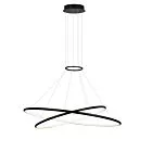 LAMPA WISZĄCA HALIFAX 2XLED CZARNA LP-940/2P 4BK