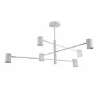 LAMPA WISZĄCA SNOW 6XGU10 BIAŁA LP-731/6P WH