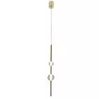 LAMPA WISZĄCA VAKU 1XLED ZŁOTA LP-719/2P GD