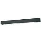 LAMPA SUFITOWA IBROS DUŻA 3000K 1XLED CZARNA IP44 LP-7001/1C BK-93 24/3