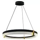 LAMPA WISZĄCA PLUM 1 LED CCT ŚREDNIA CZARNA LP-0407/1P M BK TRIANGLE