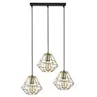 DIAMOND GOLD LAMPA WISZĄCA 3