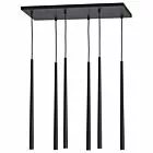 PIANO BLACK LAMPA WISZĄCA 6 PŁ