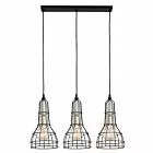 LONG LAMPA WISZĄCA 3 LISTWA
