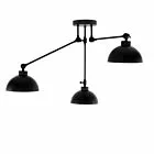 TECHNO BLACK LAMPA SUFITOWA 3