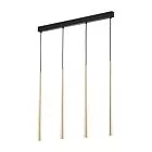 PIANO GOLD LAMPA WISZĄCA 4 PŁ