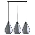 FUENTE LAMPA WISZĄCA 3 CZARNA LISTWA
