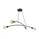 HELIX BLACK LAMPA WISZĄCA 4