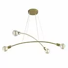 HELIX GOLD LAMPA WISZĄCA 4 PŁ