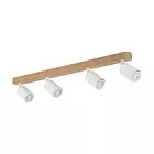 TOP WOOD WHITE LAMPA SUFITOWA 4 PŁ