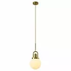 LAMPA WISZĄCA PEARL ZŁOTA 20 CM