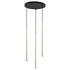 PIANO GOLD LAMPA WISZĄCA 3 PŁ
