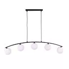 AMARO BLACK/WHITE LAMPA WISZĄCA 5 PŁ