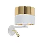 HILTON WHITE/GOLD KINKIET 2 PŁ E_27 + G_9