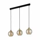 DEVI AMBER LAMPA WISZĄCA 3 PŁ LISTWA