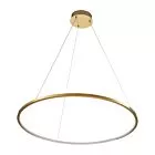 LAMPA WISZĄCA CIRCLE SLIM 80 LED ZŁOTY 80 CM