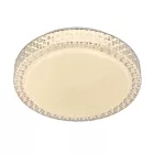 RABEL lampa sufitowa plafon bezbarwny 12W LED 4000K 27cm klosz biały