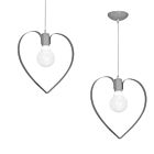 LAMPA WISZĄCA AMORE GREY 1XE27