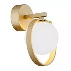 ARGON 8259 SATURNIA 1 PL 1X6W OPAL MAT/ZLOTY KINKIET