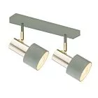 ARGON 926 DORIA E27X2 PLAFON 2 PL. SZALWIA STRUKTURA STAL LAKIEROWANA MOSIADZOWANA IP20