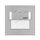 SKOFF TANGO LED PIR 120 MOTION SENSOR LIGHT 10 V DC 1,0W IP20 MODUL LED 6500K ALUMINIUM MJ-TAN-G-W-1-ML-ML-01