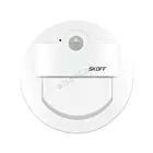 SKOFF RUEDA LED PIR 120 MOTION SENSOR 1,0W IP20 6500K BIALY MAT MJ-RUE-C-W-1-ML-ML-01