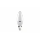 LED.E14 230V/8W 700LM 4000K GTV SWIECA C37 SMD 2835 160ST LD-SMNDC37-80