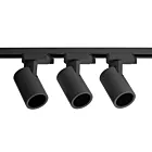 GTV/X-RAIL ZESTAW XLT-Z3OP20SZ1B-10 ZESTAW TRAX BIS 3 OPRAWY NA SZYNOPRZEWOD 1-FAZOWY 1M 3XGU10 MAX. 3X20W AC220-240V CZARNY