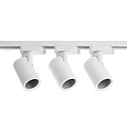 GTV/X-RAIL ZESTAW XLT-Z3OP20SZ1B-00 TRAX BIS 3 OPRAWY NA SZYNOPRZEWÓD 1-FAZOWY 1M 3XGU10 MAX. 3X20W AC220-240V BIALY
