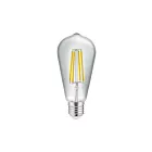 LED.E27 6W 600LM 3000K FILAMENT ST64 52MA LD-ST64FLE6-30 GTV
