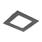 GTV OPRAWA LED MATIS PLUS DOWNLIGHT 7W CZARNA 4000K 560LM AC220-240V WPUSZCZANA IP20 120ST. LD-MAW07W-NBP-10