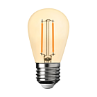 LED.E27 1W ST45 LED 2700K AMBER FILAMENT EKZF8262