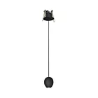 Lampa wisząca OVUM 1 PENDANT czarna oprawa wpuszczana AZ3096