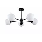 LAMPA WISZĄCA ROMA 5XE14 CZARNA LP-1345/5P BK