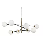 Lampa wisząca OVIEDO 8 GO czarna AZ4423