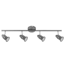 Lampa sufitowa SPOT-4 – Szary + Chrom, 4xGU10 SY8021/87/04/S
