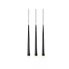 Lampa Wisząca Stylo 3 Czarna AZ0118