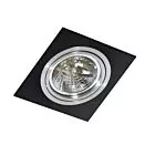 Oprawa wpuszczana Siro 1 Czarna/aluminium AZ0769 Azzardo